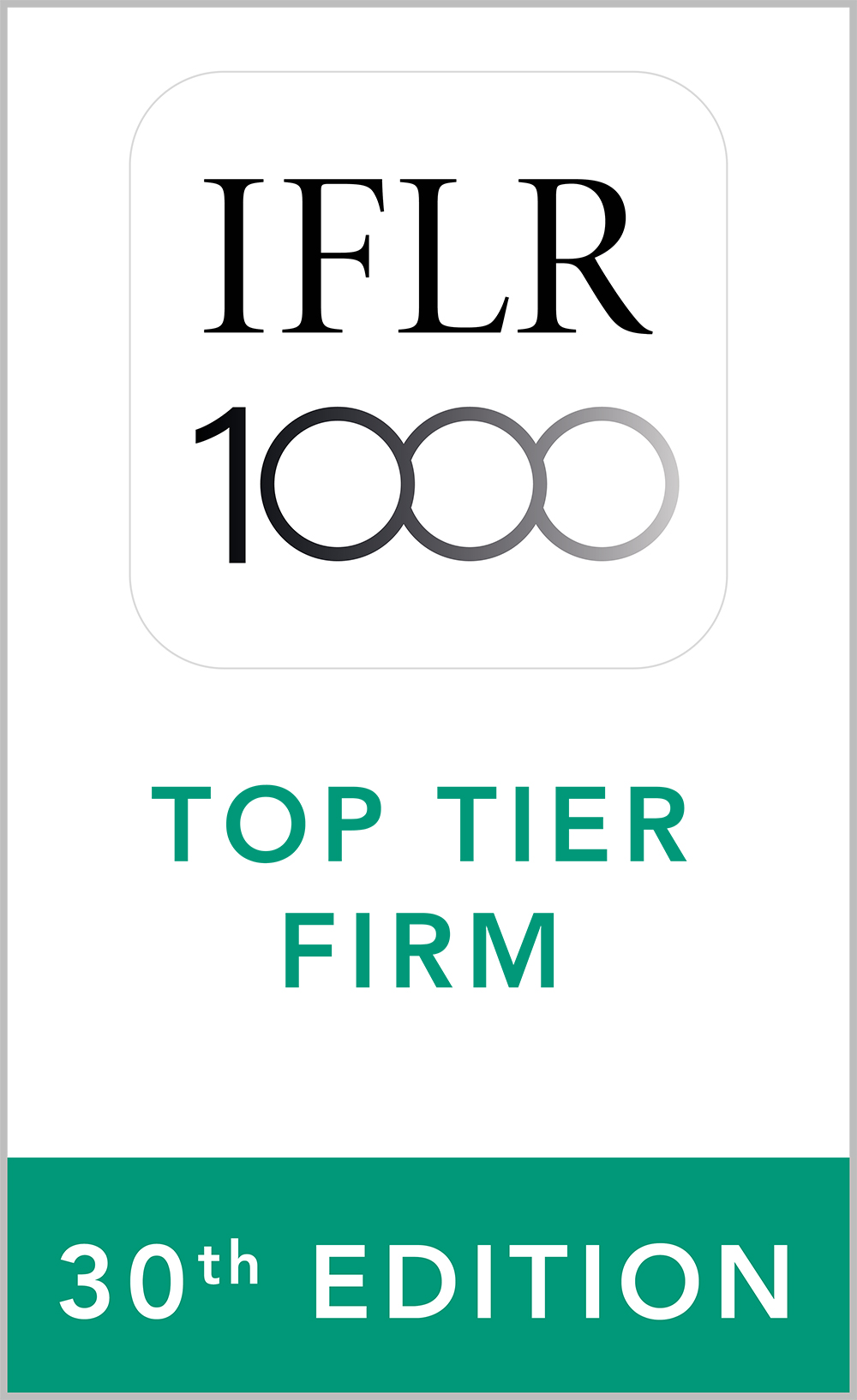 광장, IFLR1000 30th edition 전분야 최우수 로펌 선정